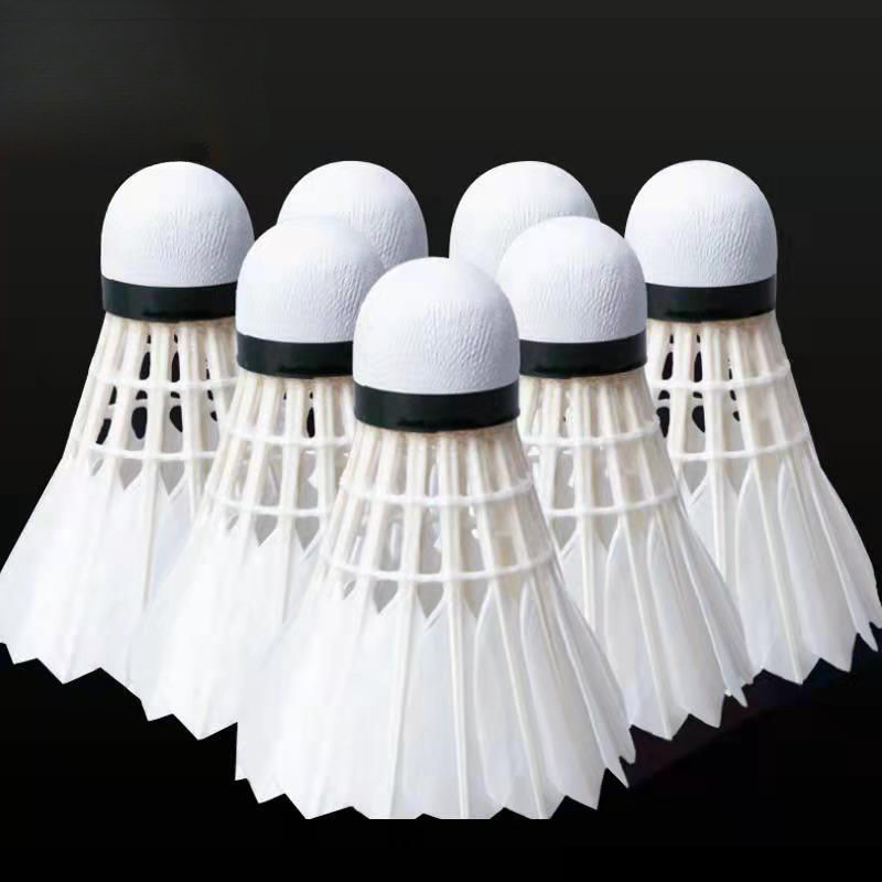 Badminton Durable King 3/6/12 Pack Broken Goose Feather Outdoor Competition Set Training Ball Source Wholesale