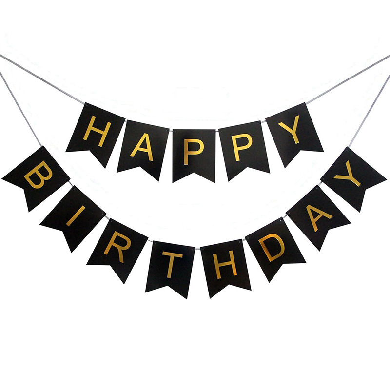 60g Weight Banner Event & Party Supplies 1 Set Quantity Party, Birthday Occasion Cloth Material Birthday Festival Letter, Fish, Fish Tail Pattern Simple Style, Classic Style Style Bronzing Craft Birthday Simple Style Classic Style Letter Fish Fish Tail Cloth Party Birthday Banner Party Supplies Balloons 1 Set 1