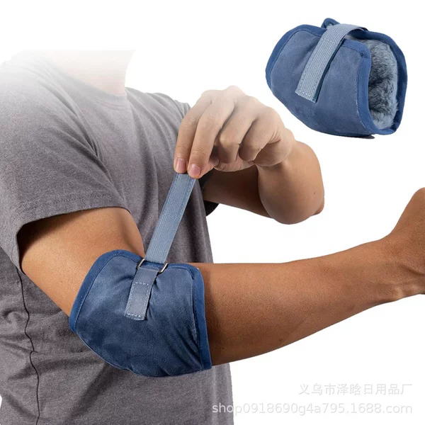 Elbow Protector Adjustable Plush Elbow Pad Arm Support Pad for Office, Home, and Elderly Care