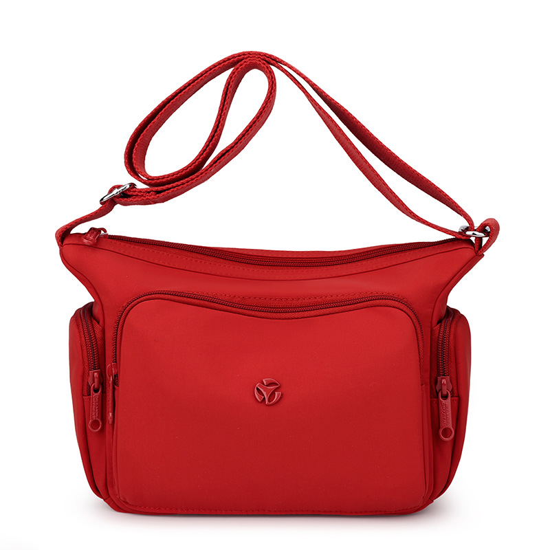 Lightweight Nylon Shoulder Bag For Women Multi-pocket Commuter Bag_voghion.com