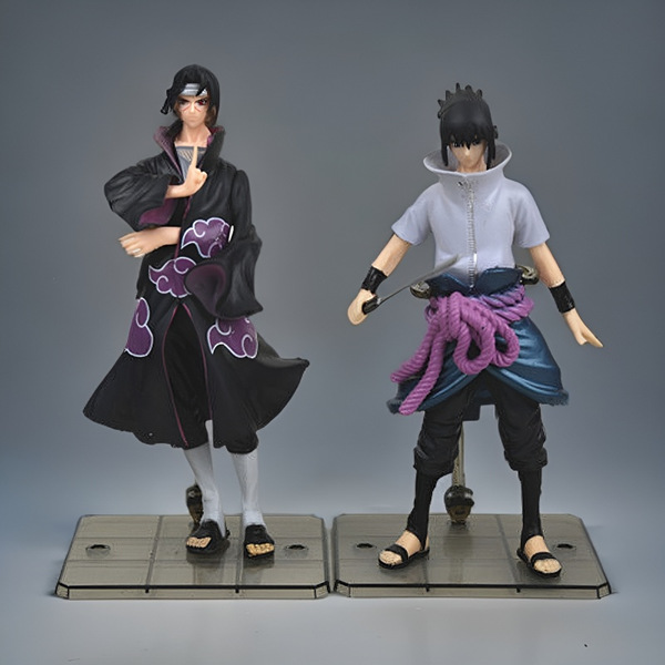 Naruto Hand Vortex Naruto Payne Kakashi Sasuke con un juguete de muñeca modelo de anime manchado de tierra