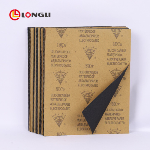 Diamond Star brand black sandpaper wholesale water sandpaper hand polished woodworking foreign trade brand 60-2000 water sandpaper