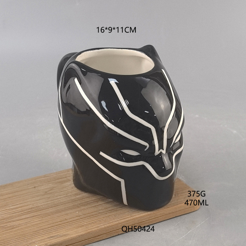 Estrictamente seleccionados Avengers Taza de cerámica Spider-Man Hulk Thor Iron Man Superman taza de café Taza de agua