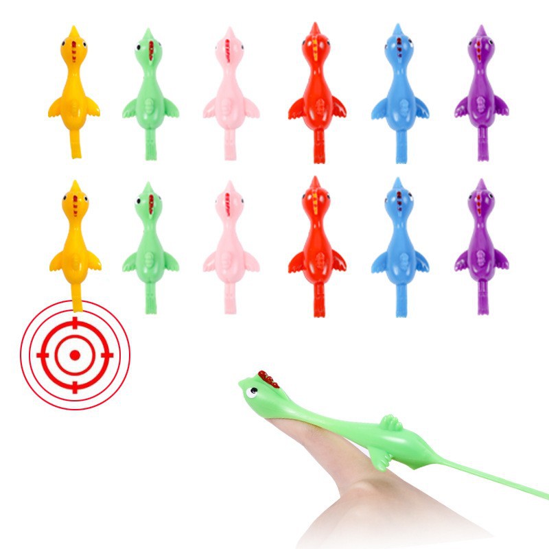 Turquía catapulta pollo Tiktok mismo pollito TPR divertido truco juguete de goma suave lanzamiento