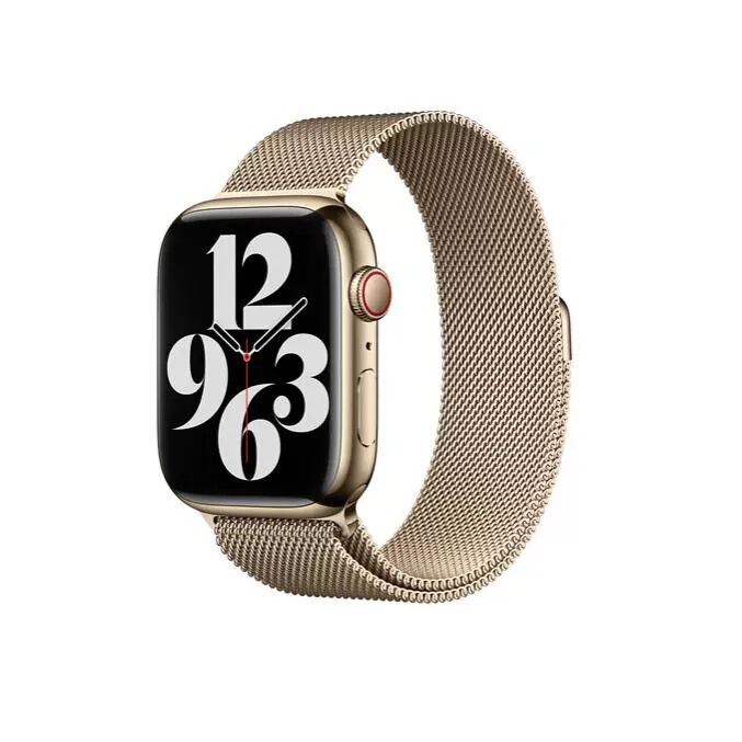 Apple S10 時計ストラップミラネーゼ applewatch9/8/7 メタル時計ストラップ磁気超 2 スチールストラップに適しています。|undefined