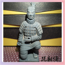 ✅兵马俑仿古摆件工艺品西安旅游纪念品25cm秦俑秦始皇泥人泥塑单