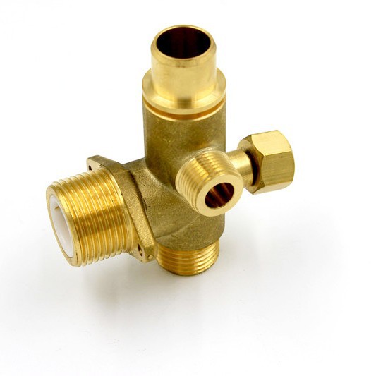 Accesorios de la válvula de derivación de la válvula de llenado de la válvula del horno montado en la pared DZR cobre anti-Zinc eliminación filtro importado calefacción accesorios de tubería del horno