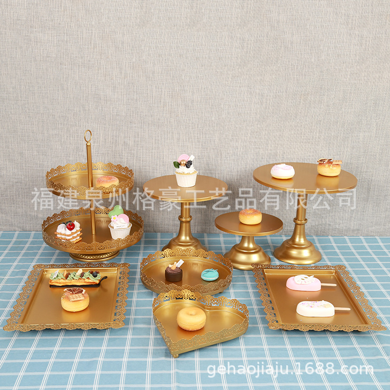 Hotel decoración merienda placa accesorios de la boda soporte de la torta sitio de la boda diseño postre Mesa restaurante postre mesa de exhibición