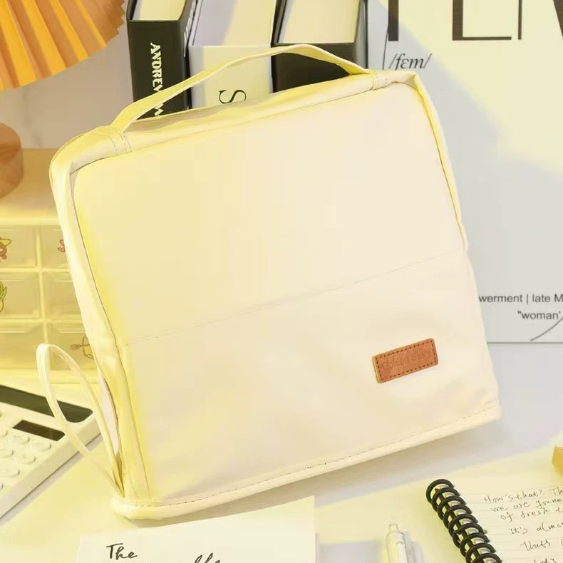 Three dimensional capacious cosmetic bag, waterproof brush, storage bag, high-end