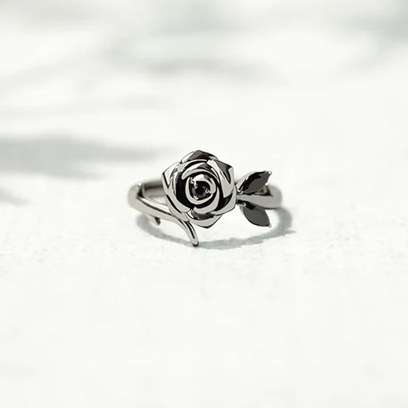 3g Weight Rings Classification 1 Piece 925 Sterling Silver Sterling Silver Rose Eye Horse Rings
