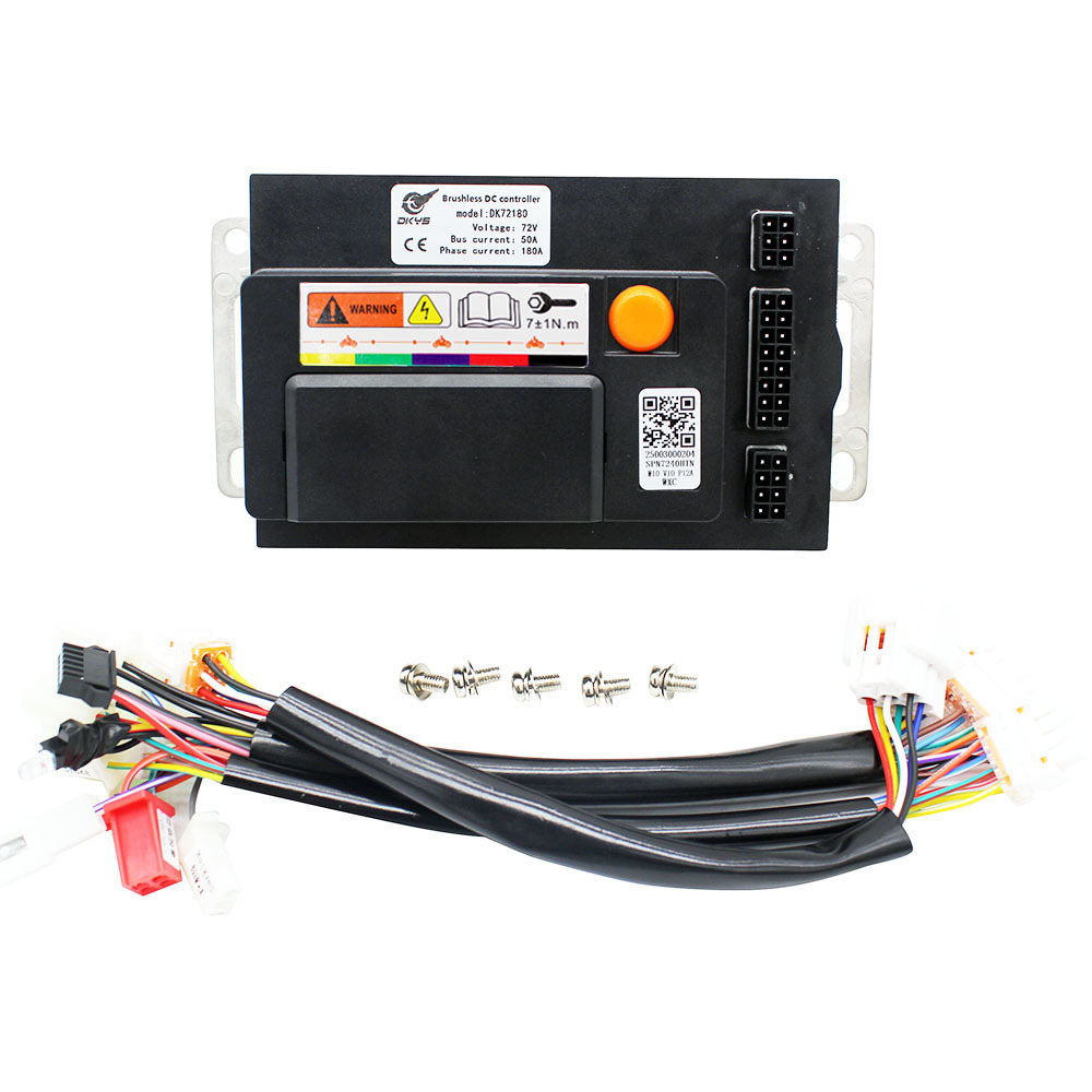 Motor eléctrico DKYS DK72180 controlador de motor de onda sinusoidal silencioso 48V60V72V50A