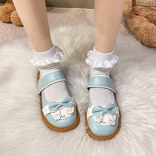 Lolita small leather shoes Gothic style lolita shoes young Girls jk single female lolita shoes