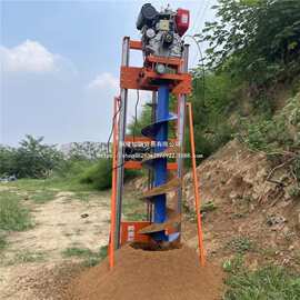 地钻挖坑机大功率工业农用汽油果园种植栽树埋电线杆打桩立柱打洞