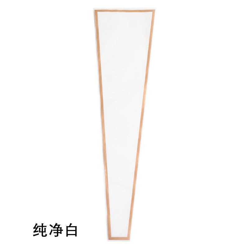 Huaxi Día de San Valentín Marco simple Bolsa de embalaje de flores Bolsa de tubo recto rosa Película opp Florería impermeable