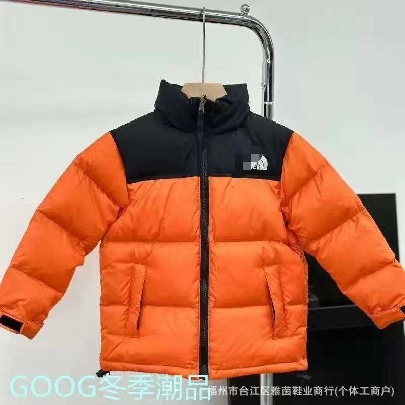 莆田TNF1996北脸儿童羽绒服700蓬亲子刺绣面包服外套童保暖充绒|undefined