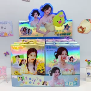 新品明星文创盲盒系列礼品按动中性笔学习文具幸运惊喜礼盒盲袋