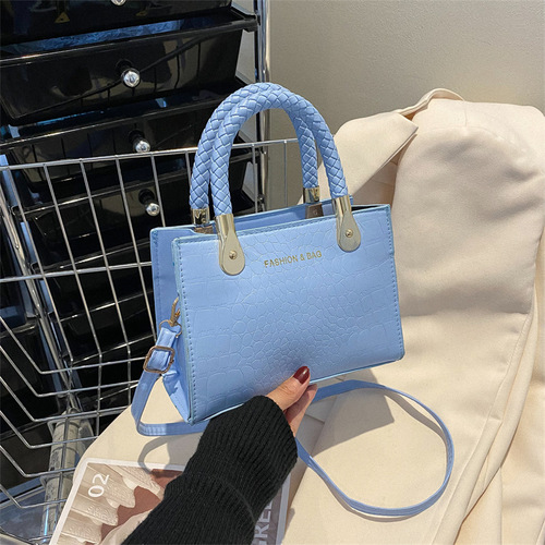 Bags for women  fashion trend casual portable small square bag Korean version retro one-shoulder crossbody women's small square bag