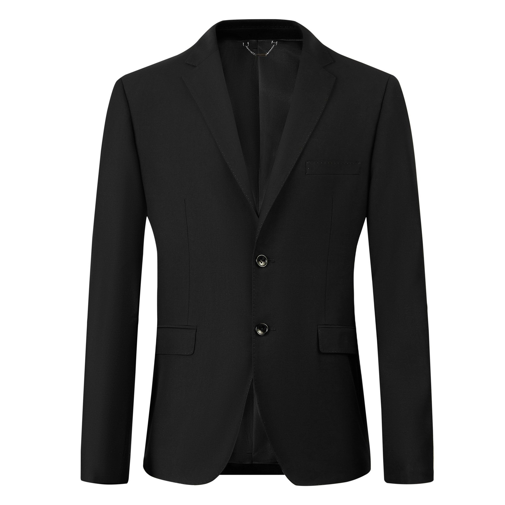 Demi-season classic black suit