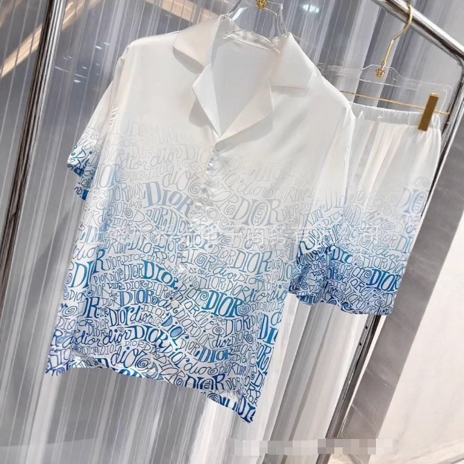 New Summer Trendy Brand Dijia Short-Sleeved 3D Printed Casual Trendy Shorts Shirt Sports Men's and Women's Hot-Selling Suit