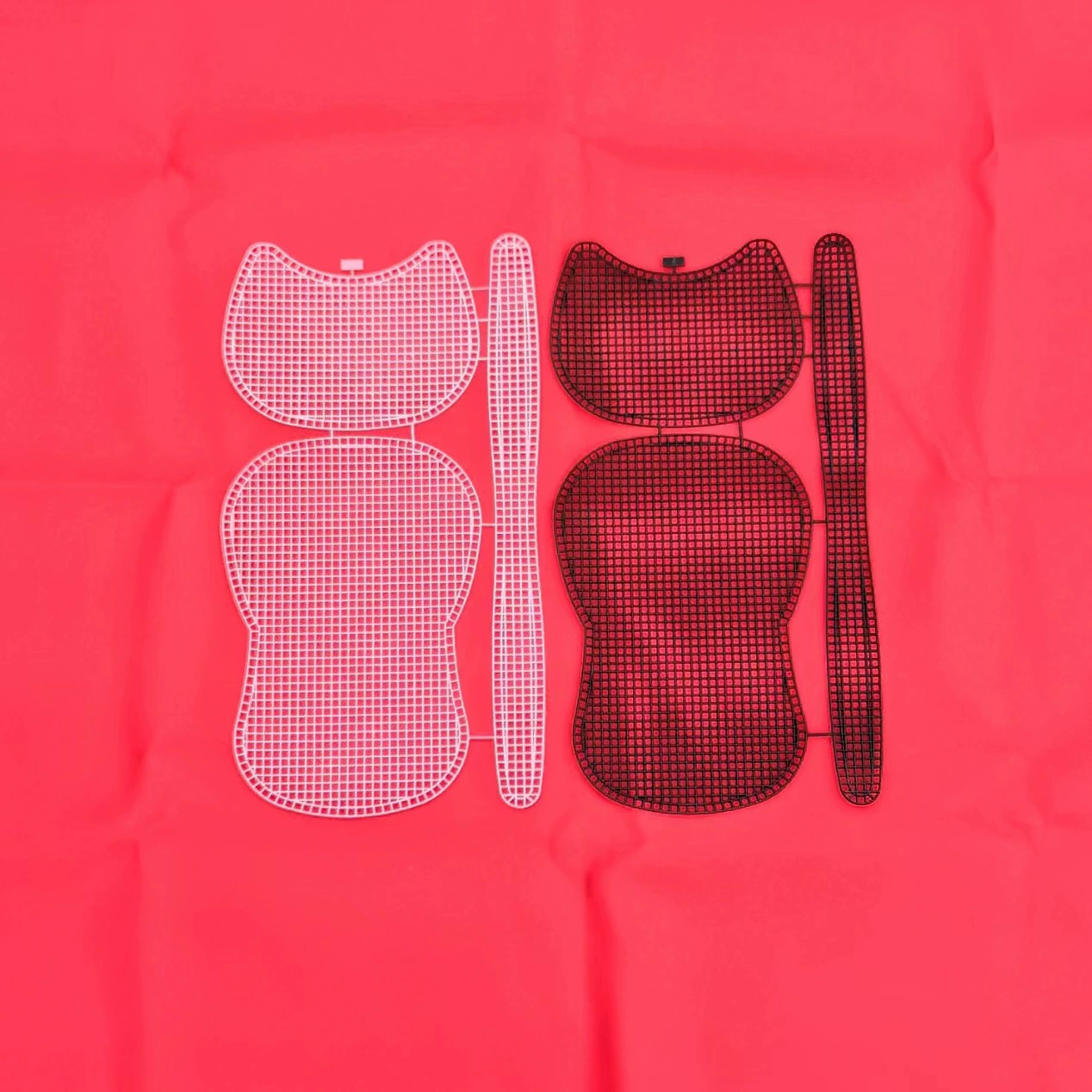 Подковообразная сумка сетка подкладка для вышивки крестом пластиковая сетка ткань DIY шерстяная вышивка тканая сумка аксессуары можно обрезать