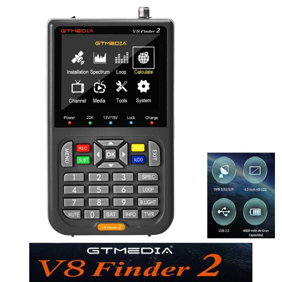 GTMedia V8 Finder2 Star Finder With Bag and Charge