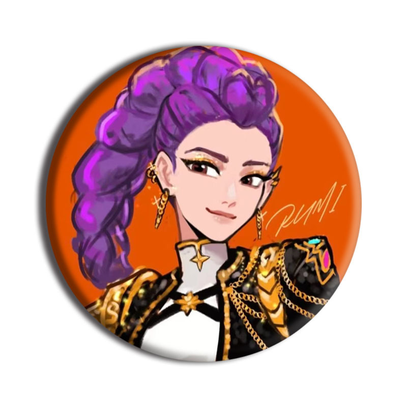 猎魔女团二次元圆形吧唧动漫徽章|undefined