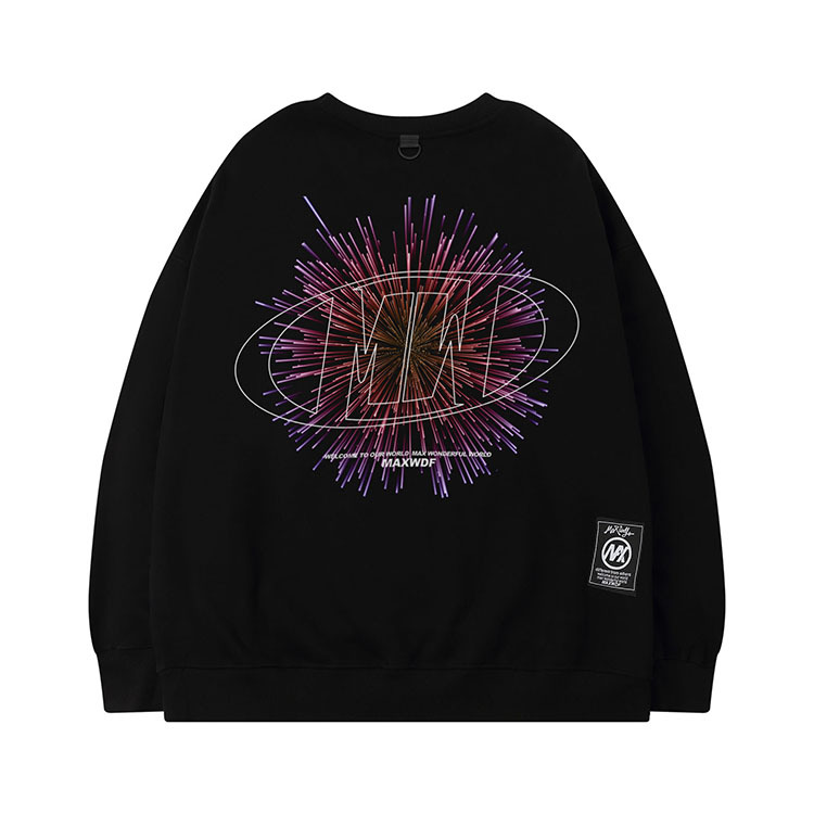 Men's Clothing round neck pullover sweatshirt original Dongshankou design couple style heavyweight high street Japanese style_voghion.com