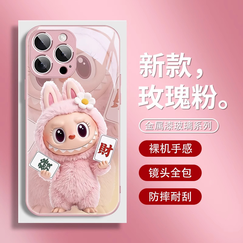 ファッティラブブ Apple 15 携帯電話ケース カップル iphone16promax 新しい 13 ラブブ 14 人形 7p|undefined