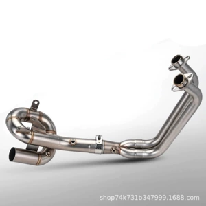 MT-07 TRACER700 XSR700 motosiklet modifikasiya edilmiş ön qaz borusu MT07 51MM