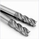 70 degree tungsten steel milling cutter 4-blade carbide coated flat base cutter high hard extended cutter CNC end mill dynamic