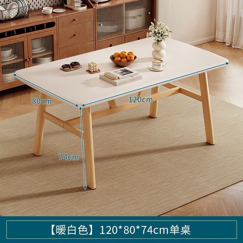 餐桌家用户型长方形出租房用吃饭桌现代简约轻奢餐饮商用桌椅套装|undefined