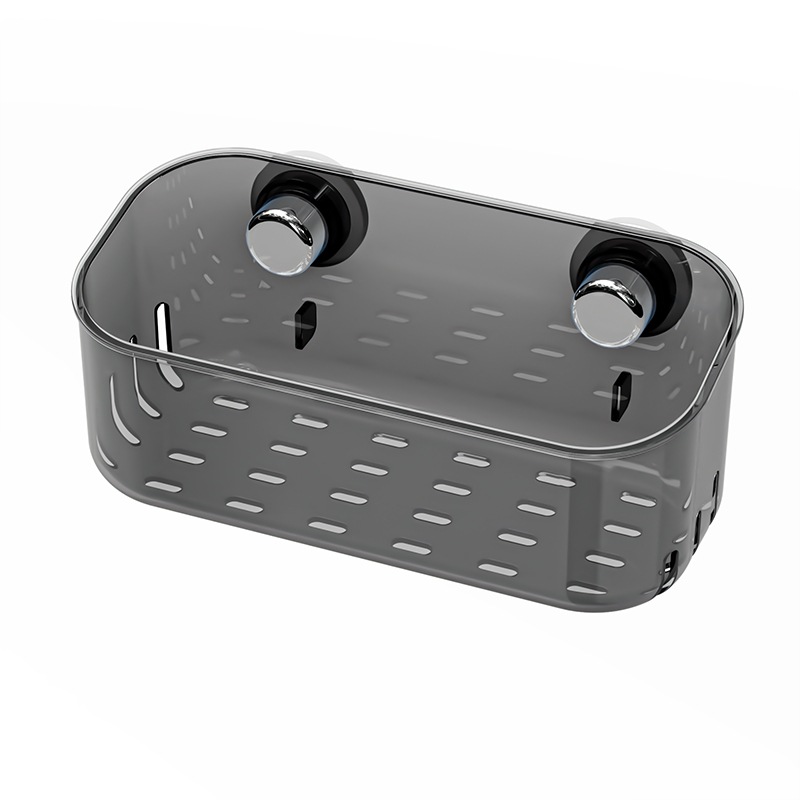 Tanque de ventosa, rejilla de drenaje, fregadero de cocina, rejilla de almacenamiento interior, toallitas montadas en la pared, rejilla de drenaje, grifo, almacenamiento de esponja