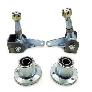 5-inch four-wheel kart accessories modified steering knuckle flange hub seat front wheel steering bearing sheep horn