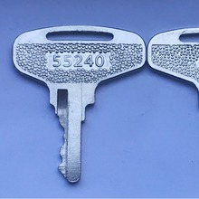 55240厂家批发挖掘机钥匙胚 易削铁钥匙毛坯 零售钥匙胚子