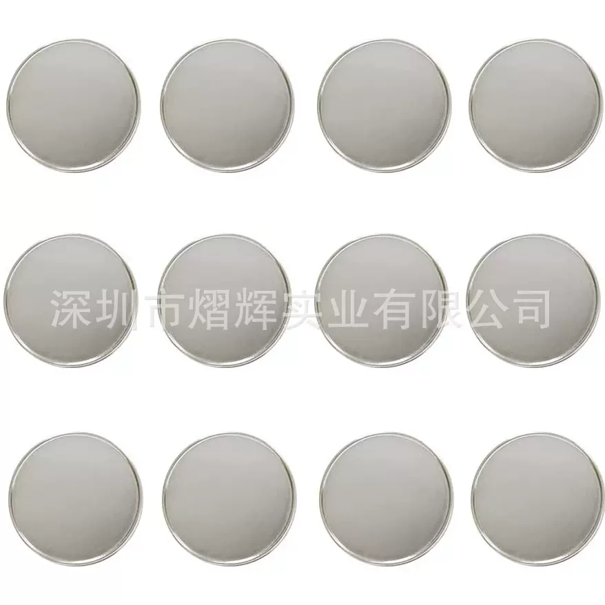 高尔夫马克 金属Mark 凹形空白铁片球位标 24mm铁片可吸磁铁 配件