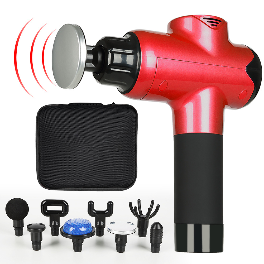 熱敷筋膜槍加熱按摩頭可調(diào)節(jié)式溫控肌肉按摩器深圳源頭工廠