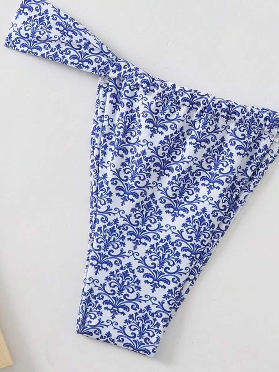 GraceChic 2025 New European And American Swimwear Sexy Cross-Border Bikini Printed Tie High-End Hot Girl Pure Desire Swimsuit For_voghion.com