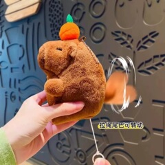 震える音のカピバラのぬいぐるみのぬいぐるみのキーホルダーのストラップの携帯電話のぬいぐるみの人形の卸売り