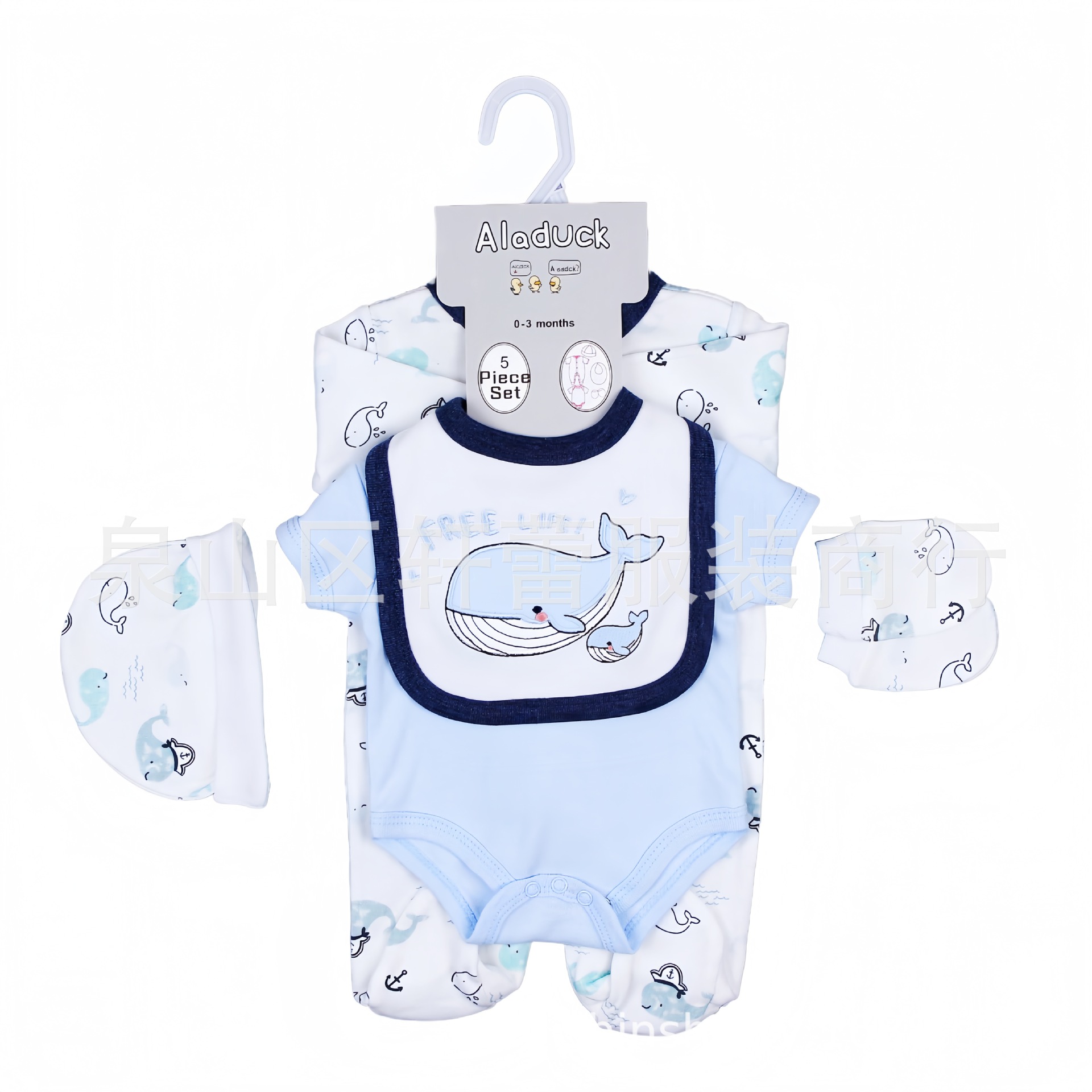 Conjunto de ropa para recién nacido, pelele de algodón puro, mono para bebé, ropa de bebé, ropa infantil transfronteriza europea y americana