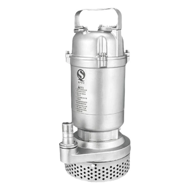 Погружной насос для сточных вод из нержавеющей стали 304, устойчивый к кислотам и щелочам, антикоррозийный химический насос для сточных вод, трехфазный травление, основной цвет