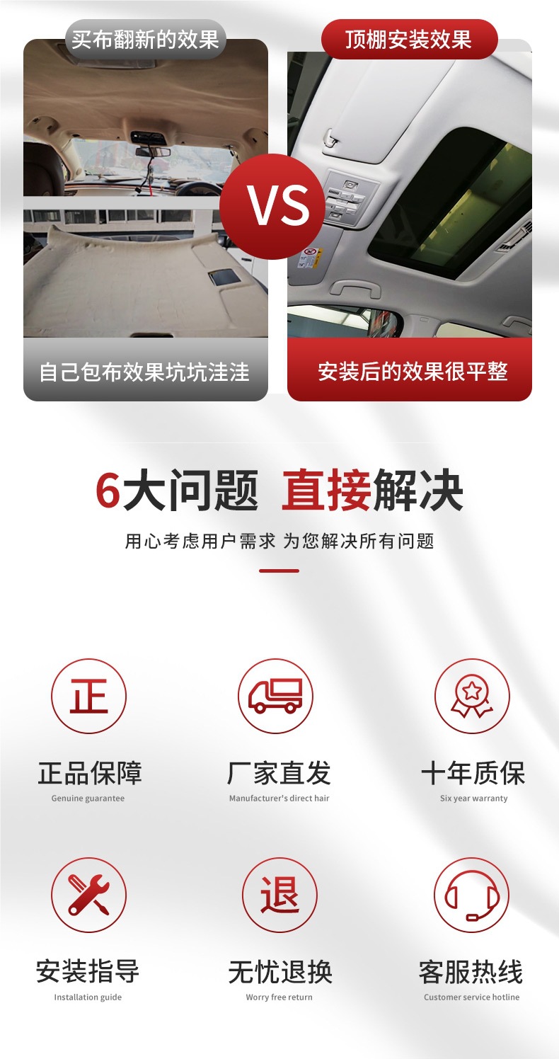 Mg 36 Roewe 550 350 750 Emgrand Ec7 Interior Headliner Car Interior Ceiling Cloth Lining Other