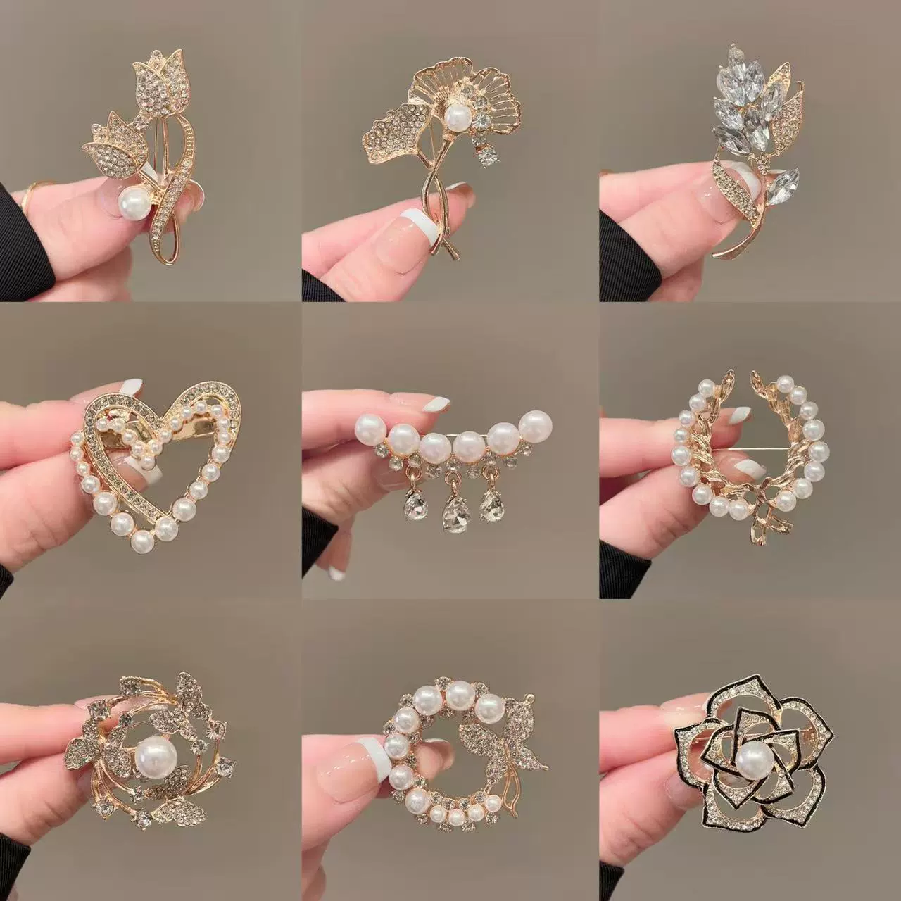Брошь-бабочка, элитная, легкая роскошь, нишевая, простая и элегантная, фиксирующая булавка для одежды, аксессуар для костюма с жемчугом.