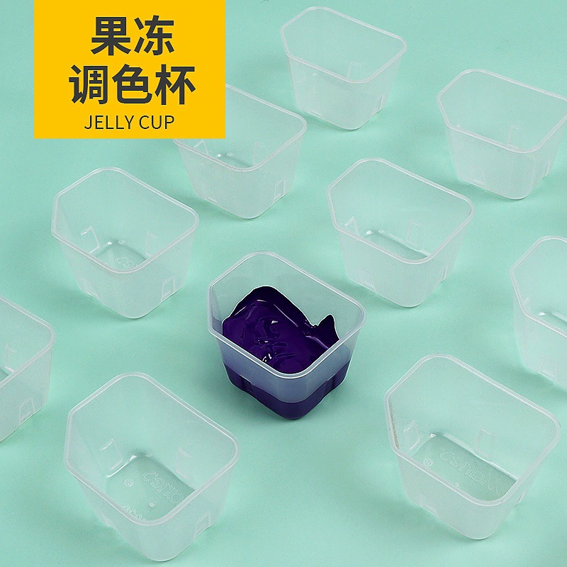 Оптовая продажа: Прозрачный контейнер для смешивания красок с 45 ячейками, специальный герметичный стакан для гуаши, органайзер для хранения, прямые поставки с завода