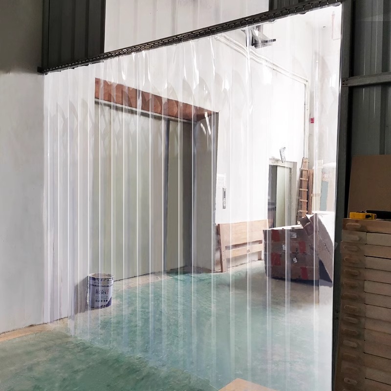 Transparent curtain for commercial use PVC