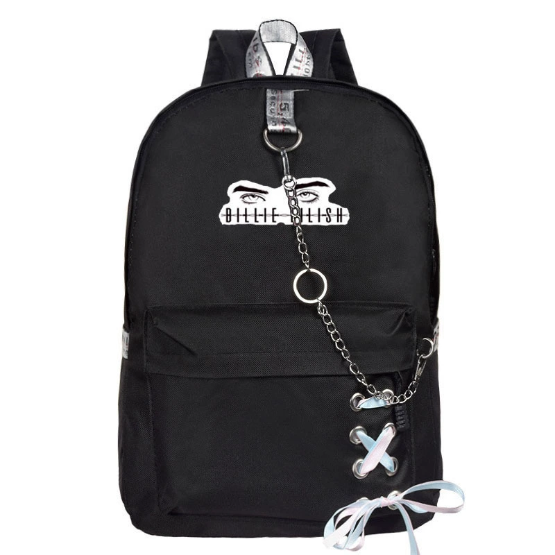 Сумка Billie Eilish Bili Elish Surrounding Bag Bags Backpack Street Casual Мужчины и Женщины Холщовые Сумки