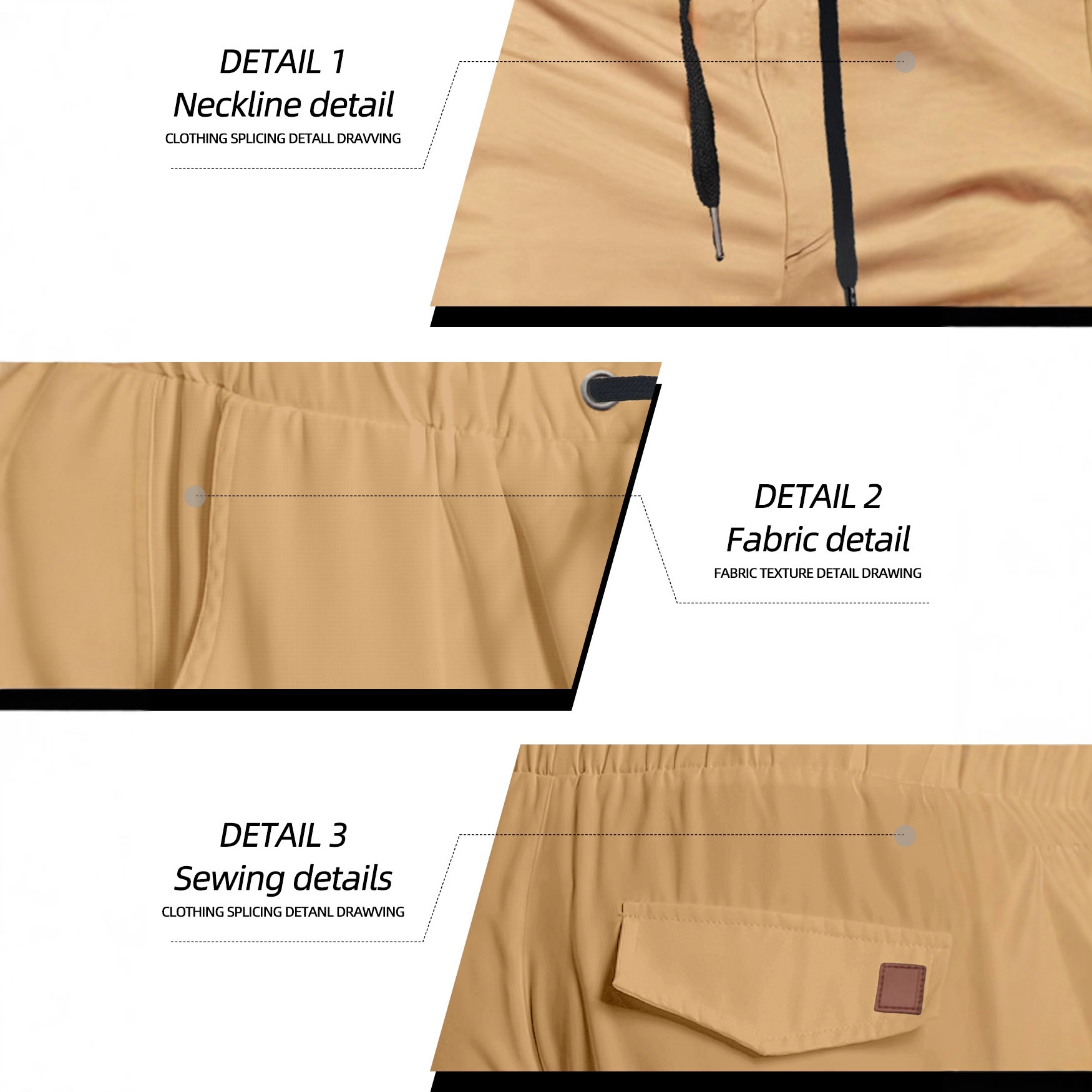 Amazon transfronterizo Europa y Estados Unidos hombre multi-bolsillo micro-elástico herramientas de ocio multi-bolsillo pantalones deportivos pantalones para hombre