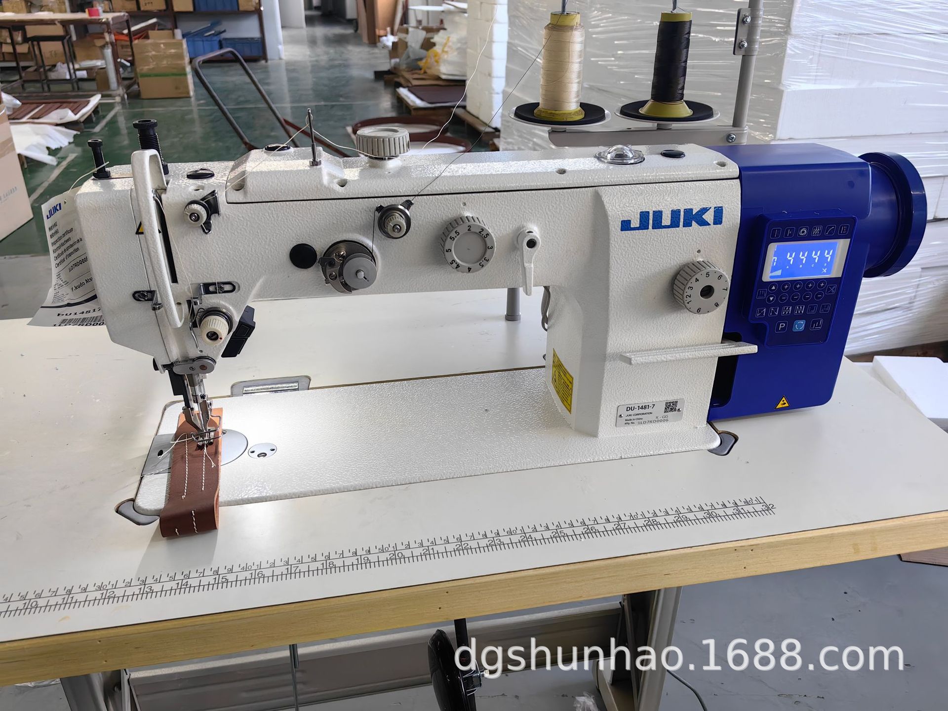 Máquina DE COSER material grueso de cuero de tres pasos de la sola aguja del DU-1841-7 de la máquina de JUKI/HEAVY