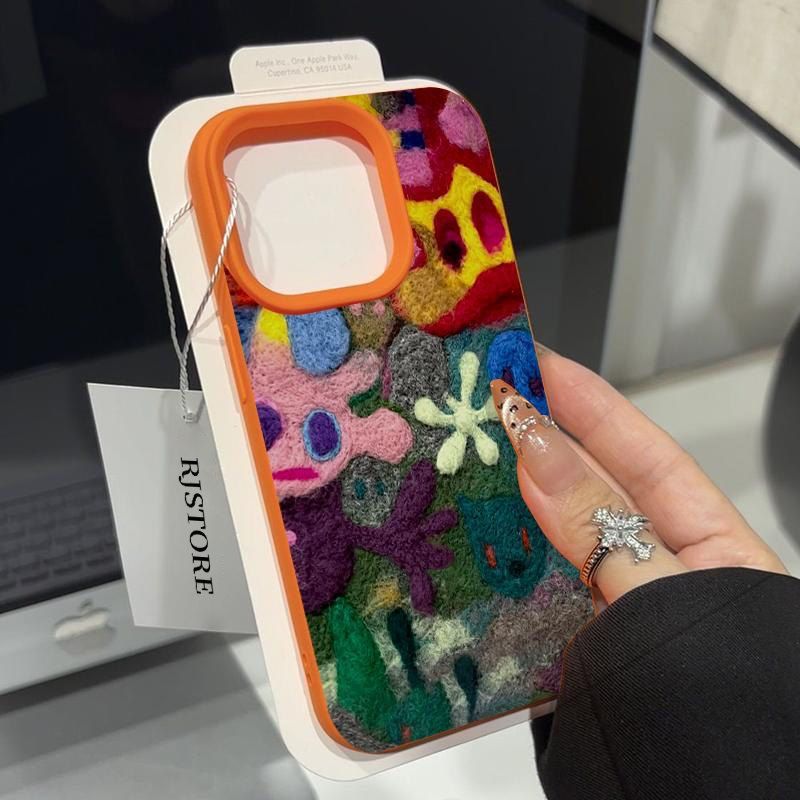 Spraying Craft Soft Glue Flower Spraying Sweet Phone Cases Phone Accessories