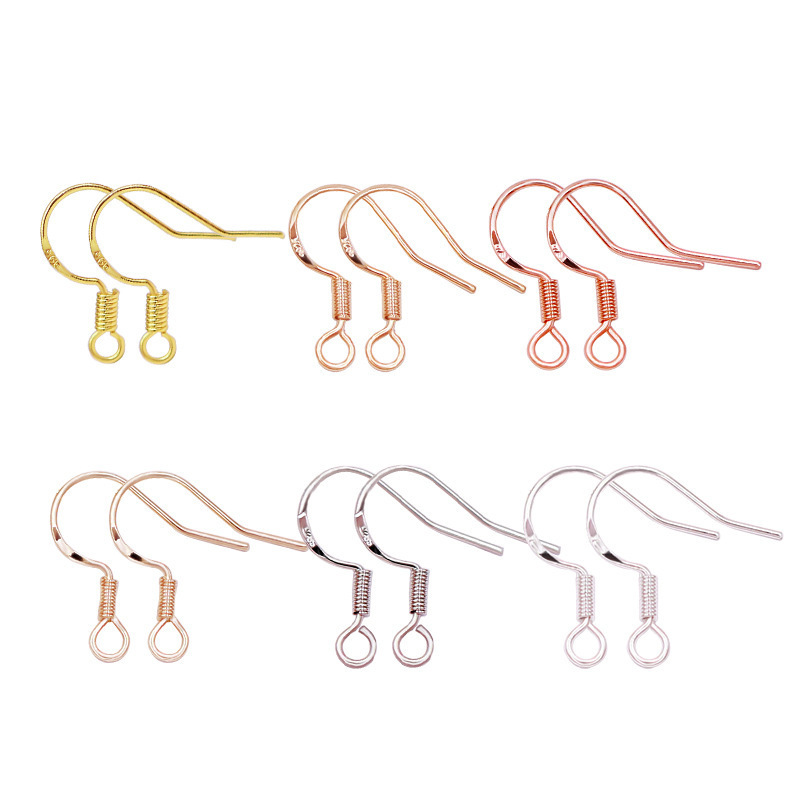 925 pure silver ear hook silver accessories earrings accessories shaped ear hook handmade earrings earrings semi-finished diy jewelry accessories 925 pure silver ear hook silver accessories earrings accessories shaped ear hook handmade earrings earrings semi-finished diy jewelry accessories