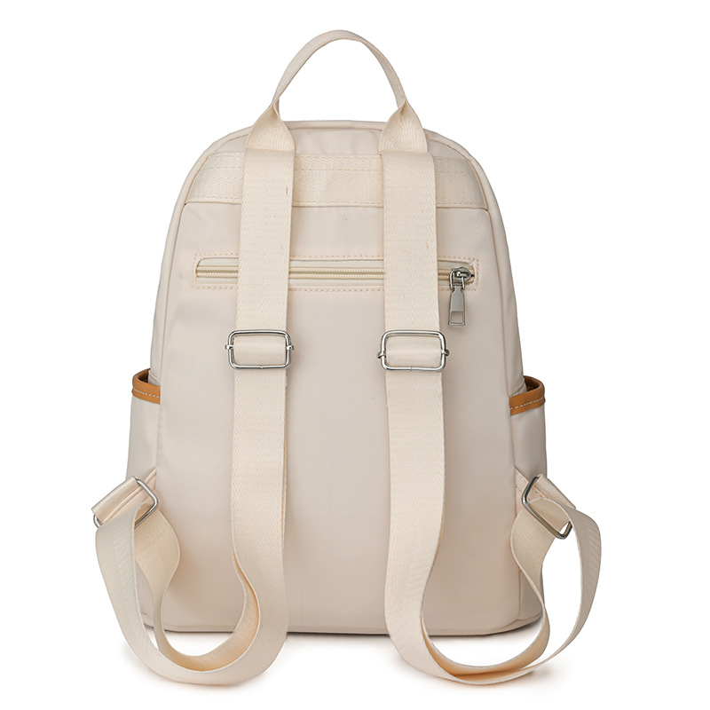 2024 nueva mochila de nylon para mujer, bolso de tela de todo fósforo de estilo coreano de moda, mochila pequeña para madre de viaje de ocio ligero